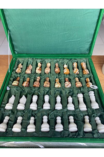 Beta Doğaltaş Oyma Satranç