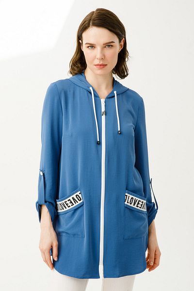 Ekol Hooded Trench Coat