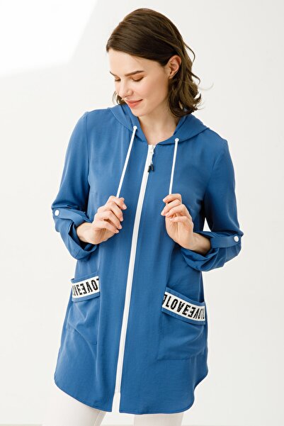 Ekol Kapüşonlu Trençkot