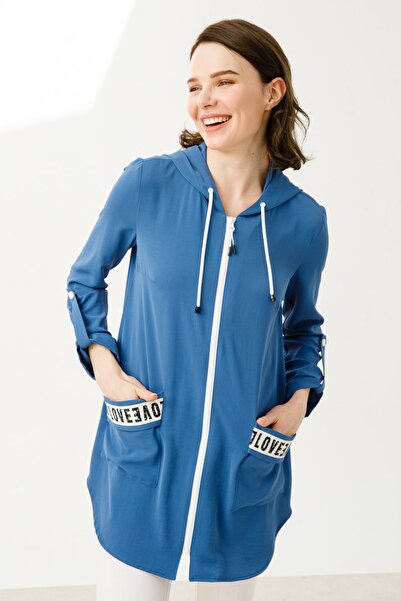 Ekol Kapüşonlu Trençkot