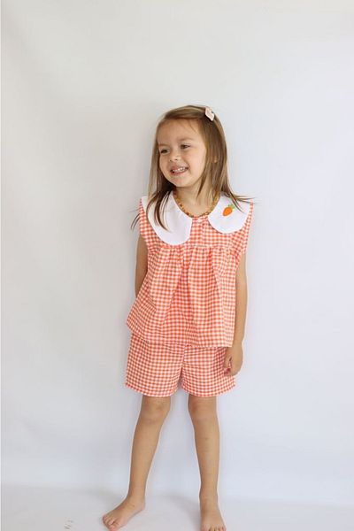 le petit sole Girl's Fruity Bottom-Top Set