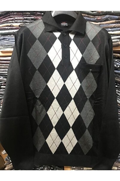 FATELLA Pulover cu nasturi din tricot fin Baba cu model