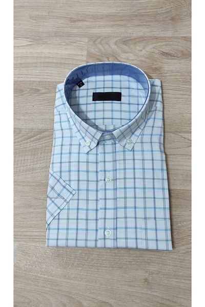 FATELLA Men's Casual Cut Classic Short Sleeve Shirt