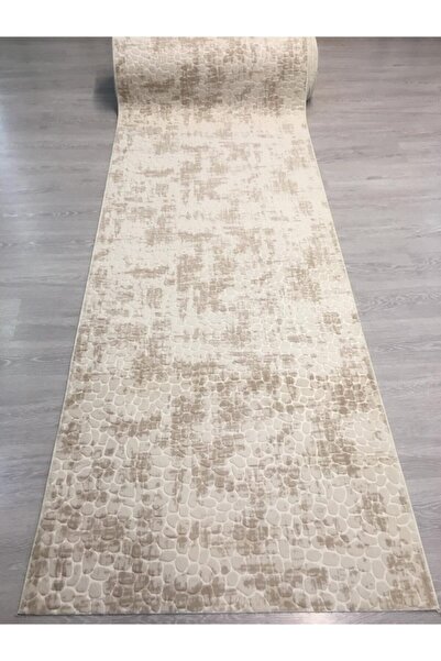 AKSU HALI Aksu Jel Assos Taş Desen Vizon Kaymaz Taban Kesme Yolluk