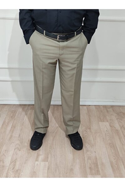 FATELLA Pantaloni din țesătură Earth Color cu croială clasică pentru bărbați