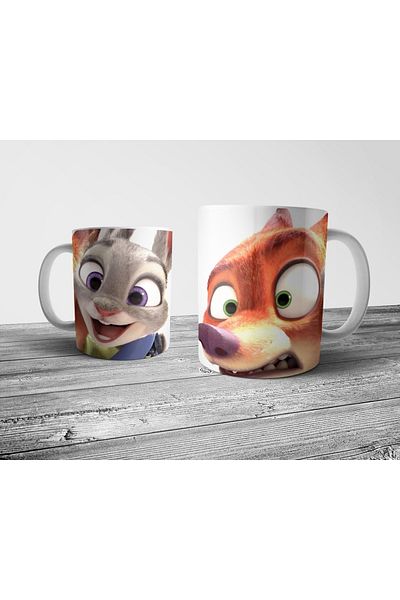 Pixxa Zootopia Mug Cup Model 2