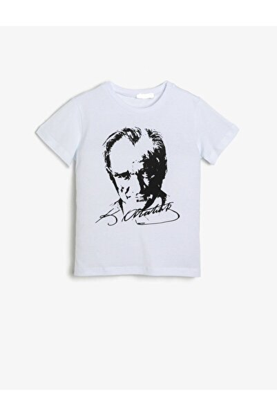 FATELLA Unisex Children's Ataturk Printed T-shirt
