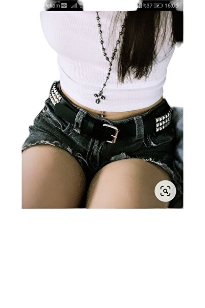 targay Kovboy Tokalı Gothic Punk Metallica Tarzı Zımbalı Kemer