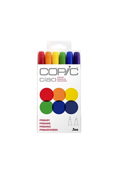 Copic Ciao Marker Pen Primary Set of 6