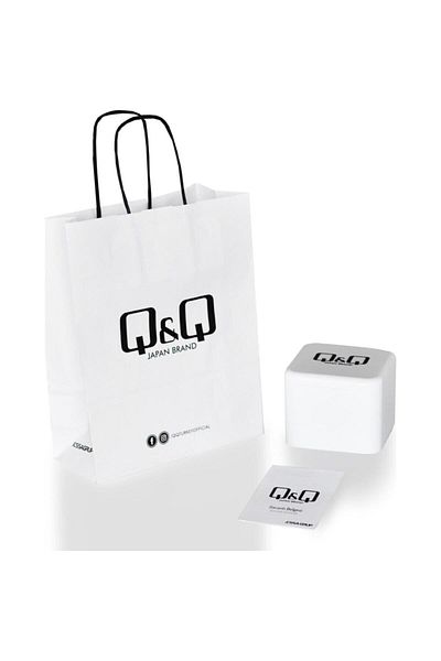 Q&Q Leather Men's Wristwatch Qz00