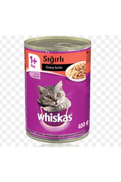 Whiskas Wiskas Sıgır Etli Konserve 400gr x 12 Adet