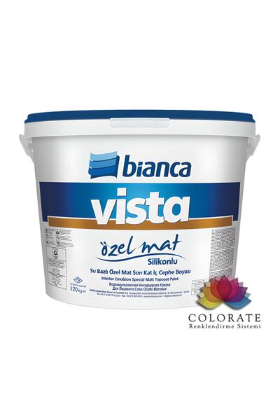 Bianca Vista Silikonlu Özel Mat Iç Cephe Boyası 3.5 Kg