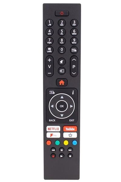 Seg Play Tuşlu Lcd-led Tv Kumanda (RC43137-30101403) Yazısız Kumandastore