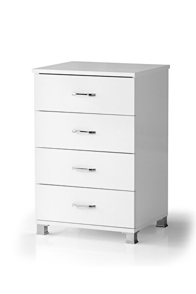 Erezogulları Mobilya Ekonomik 4 Çekmeceli Komodin Şifonyer 51x45x79cm