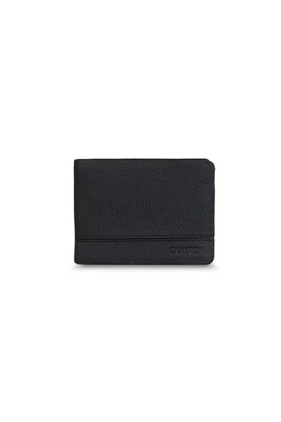 GUARD Matte Black Leather Men's Wallet