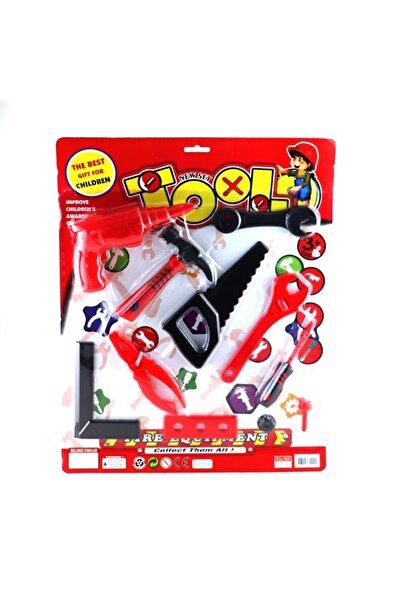Kette Toys Tool Play Set Oyuncak Tamir Seti Büyük Boy 9 Parça