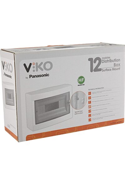 VİKO 12'li Sıva Üstü Sigorta Kutusu