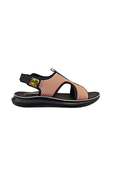 GEZER T-00049.00 Kadın Pudra Cırtlı Sandalet