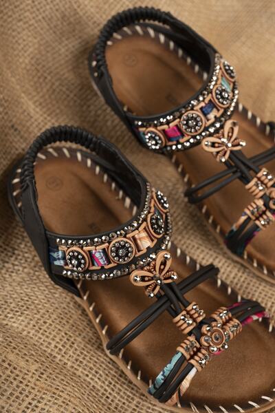 Khayt Cindy Anatomical Fashion Stoned Children's Sandals