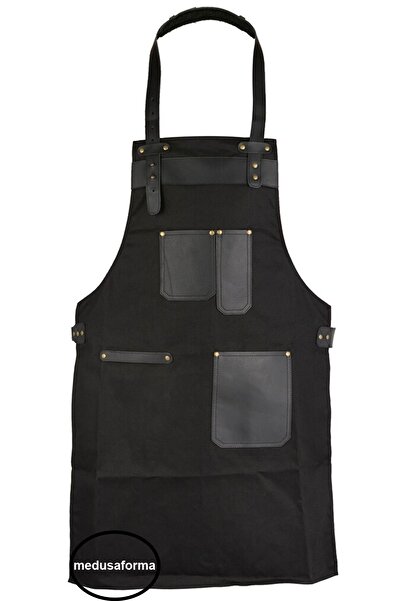 medusaforma Cross Strap Kitchen Apron Master Chef Cafe Chef Cafe Waiter Cook ...