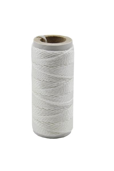 ACY STORE Construction Whisk Rope, 400 Gram Temperature Rope, White Polyester Coil Wrap Suitable for Kite
