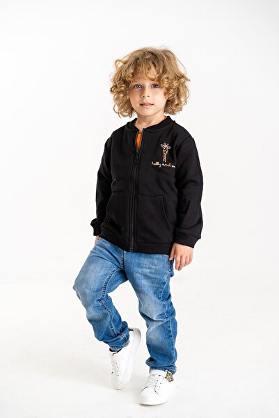 Hally & Son Children's Jacket Black 100% Cotton