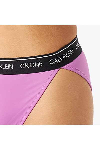 Calvin Klein Kadın Ck Logo Bel Bantlı Yüksek Bel Kadın Bikini Altı Kw0kw01707