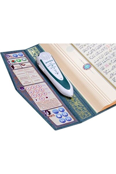 Hayrat Neşriyat Kalem Kuran - Kuran Okuyan Kalem Seti Orta Boy Yeşil