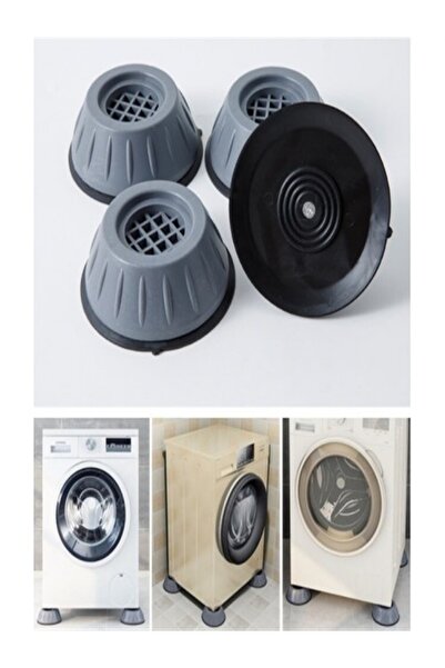 DDTREND 4-Piece Washing Machine Anti-Vibration Seat Foot Stopper (10cm X 4cm)