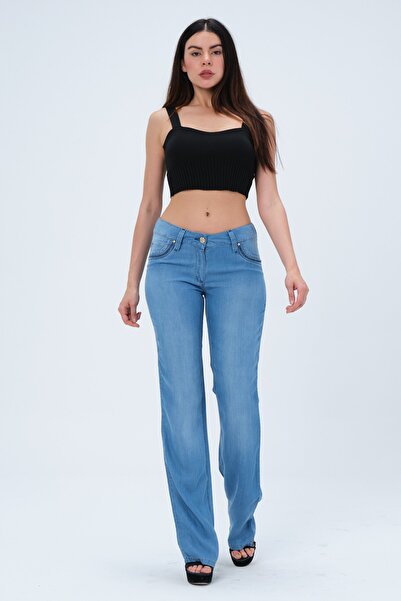 Barkaist Kadın Buz Mavi Jean