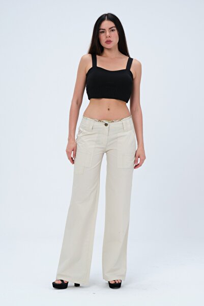 Barkaist Kadın Cepli Pantolon
