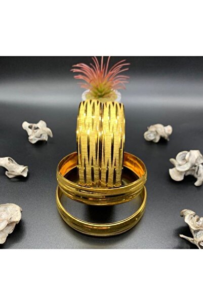barisiva gold 22 Ayar Altın Kaplama Kadın 1,5 Cm Eninde Bilezik Modeli Adet Fiyatıdır