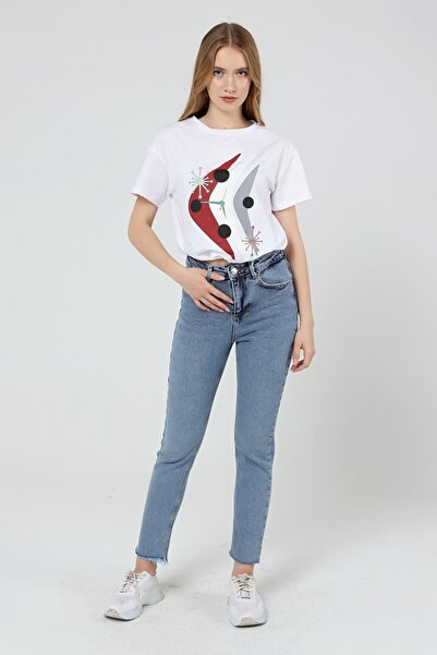 Benedetto Τζιν παντελόνι Mom Fit