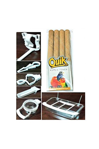 BirdLife Bülbül Kanarya Muhabbet Kuşu Kuş Kafesi Bakım Seti 7 Parça - Kuş Yem...