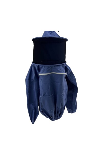 TarımGaraj Cepli Çocuk Arıcı Maskesi Mavi 8-14 Yaş