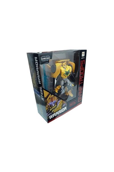 Cango T-Warrior Metal Bumblebee - Transformable Car Transformers with Body Toy Robot