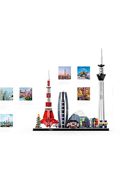 LEGO Architecture Tokyo 21051 - Collectible Toy for Adults Who Love Travel, Architecture and History