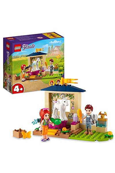 LEGO ®   Friends Pony Washing Barn 41696 - a Pony, Mia and Daniel Mini Doll for Ages 4 and up