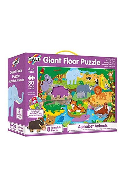 Galt Obří podlahové puzzle - Zvířátka s abecedou, 30 dílků