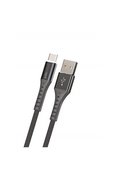 Polosmart Pbs407 1.2 Metre Şarj Ve Data Kablosu Siyah