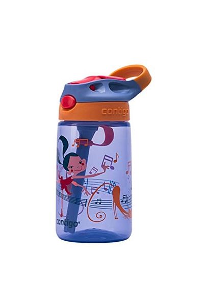 Contigo Gizmo Flip Dancer Girl Children's Water Bottle with Pacifier 420ml