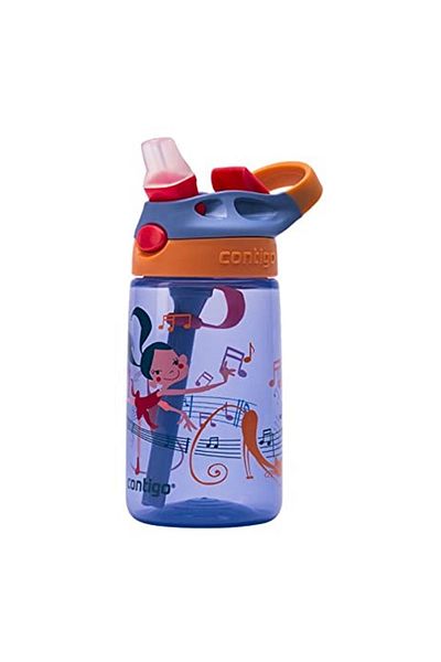 Contigo Gizmo Flip Dancer Girl Children's Water Bottle with Pacifier 420ml