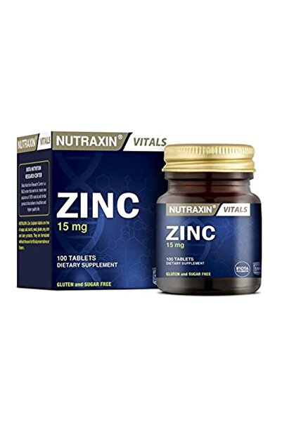 Nutraxin Marka: Zinc 15 Mg 100 Tablet 1 Paket(1 X 100 Tabletten) Kategori: Mi...