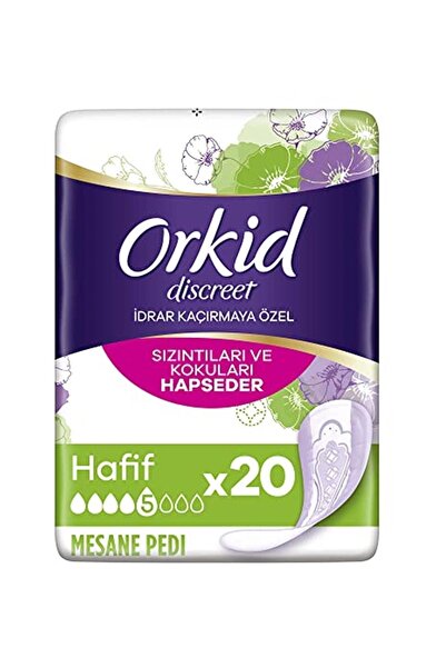 Orkid Discreet Mesane Pedi Hafif 20 Adet Idrar Kaçırmaya Özel