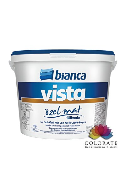 Bianca Vista Silikonlu Özel Mat Iç Cephe Boyası 3.5 Kg