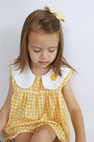 le petit sole Girl's Fruity Bottom-Top Set