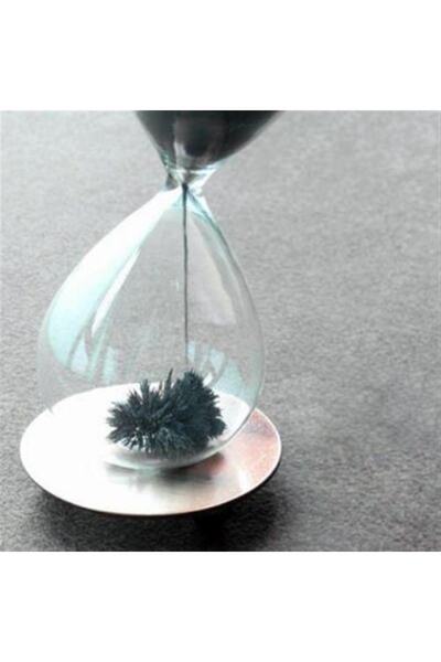 YFHOME Manyetik Kumlu Cam Kum Saati Hediyelik Saat