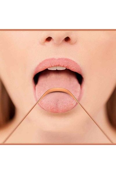VANCL Tongue Cleaning Tool Tongue Brush Tongue Spoonplate Cleaning Mute Cleaner Tongue Cleaning