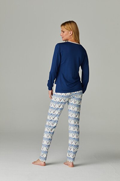 Feyza Pijama Ωραίο σετ γυναικεία πιτζάμα με ρόμπα