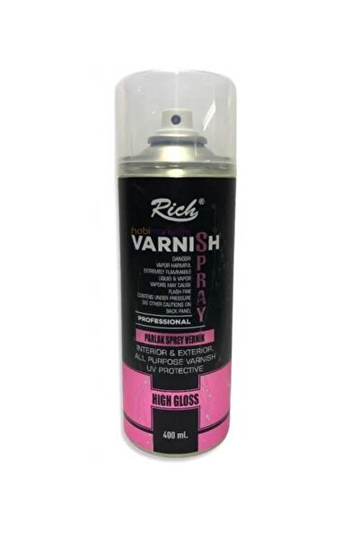 Rich High Gloss Parlak Sprey Vernik 400 Ml.